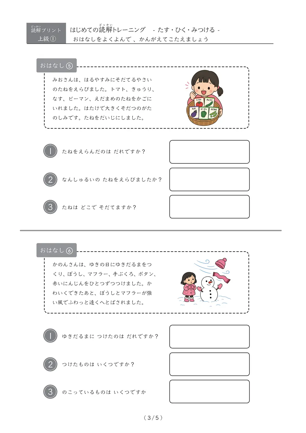「中学受験にも直結する力」はじめての読解トレーニング　上級①