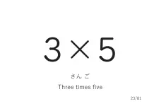 「3×5」カード