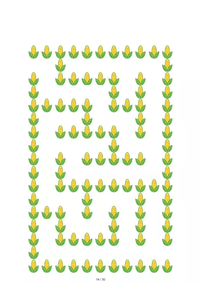 「とうもろこし迷路（LV3)」とうもろこし迷路（LV3)