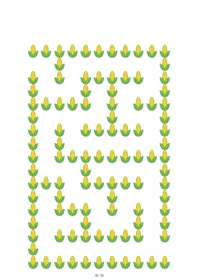 「とうもろこし迷路（LV3)」とうもろこし迷路（LV3)