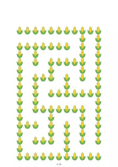 「とうもろこし迷路（LV3)」とうもろこし迷路（LV3)