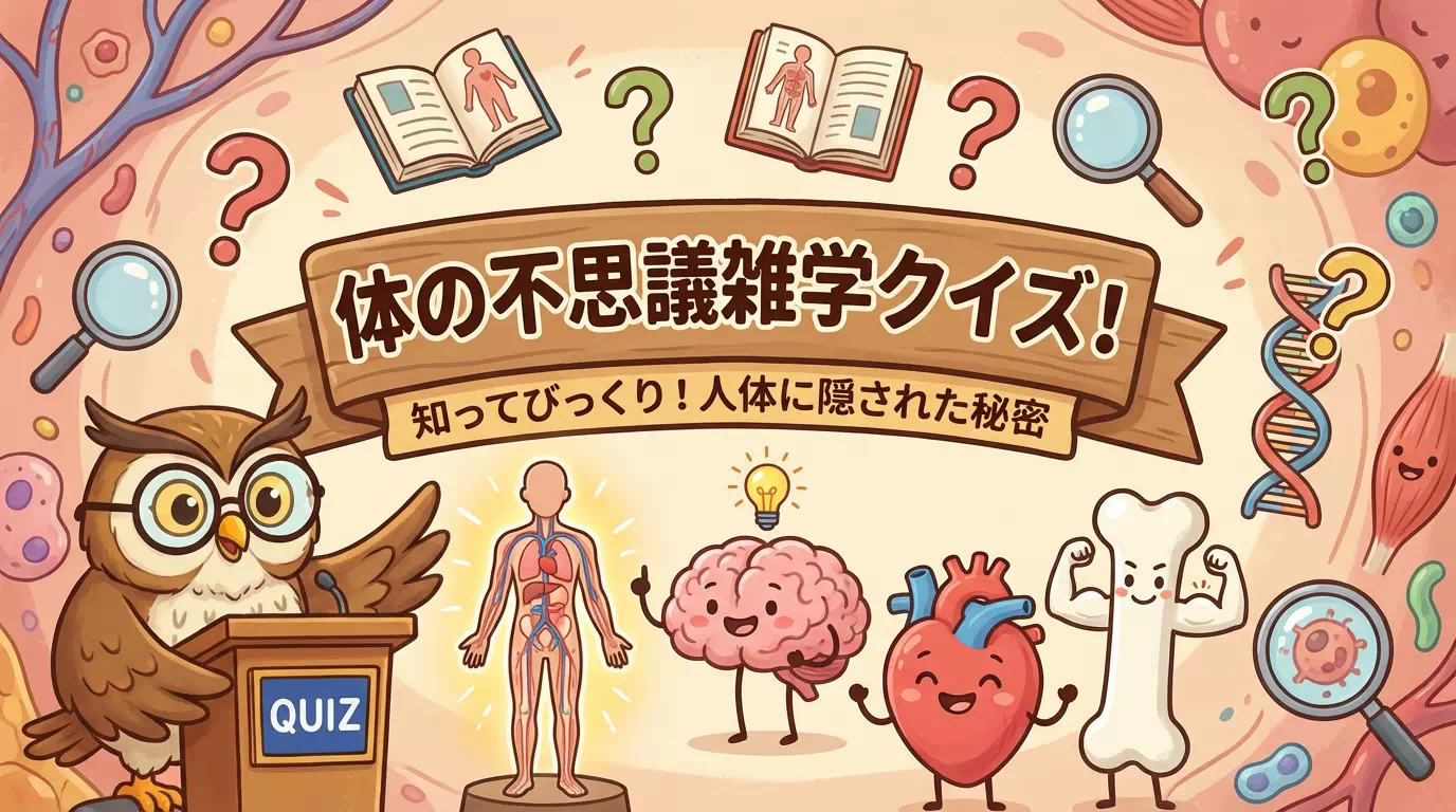 体に関する雑学クイズ