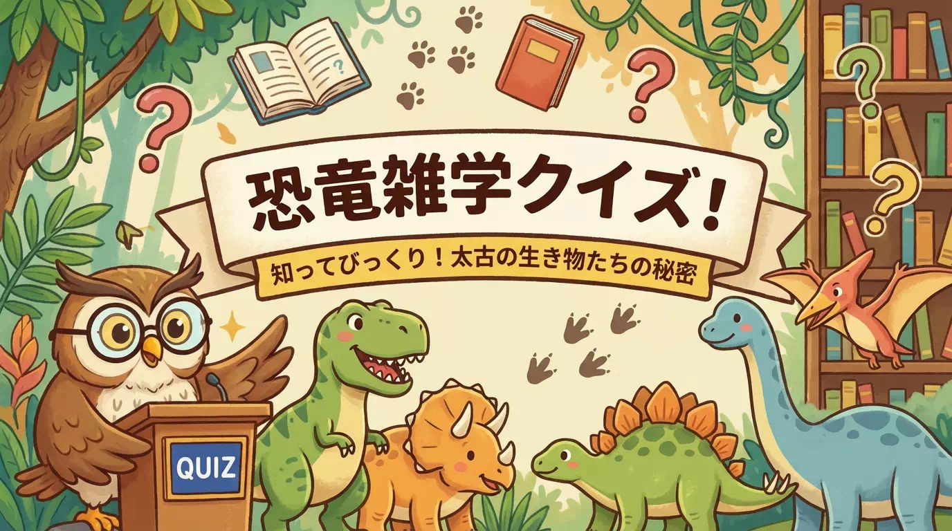 恐竜の雑学クイズ